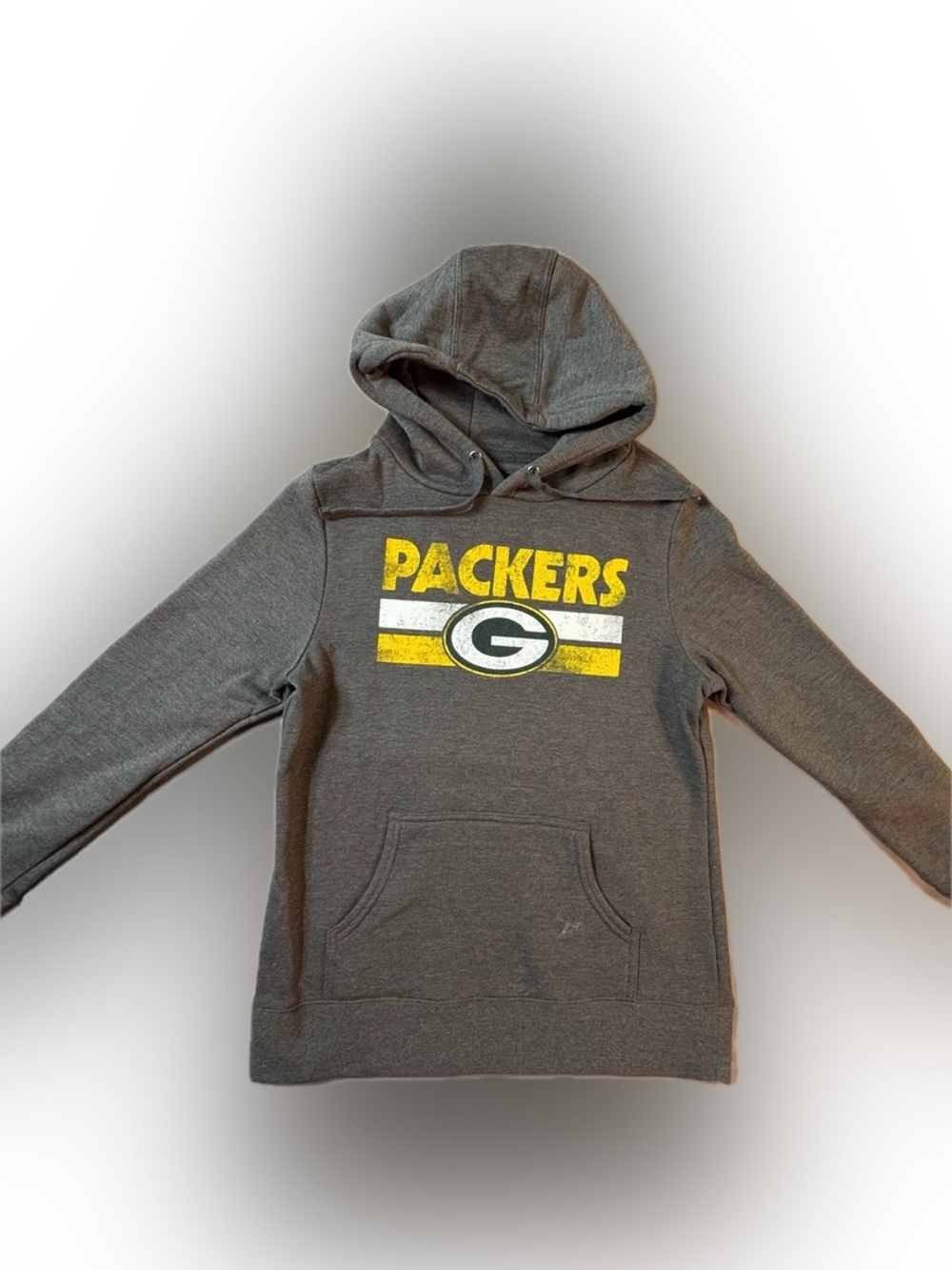 Packers Grey Hoodie Sweatshirt Womans Medium